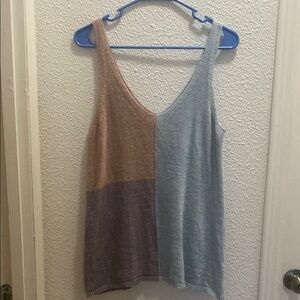 Colorblock Tank Top L
